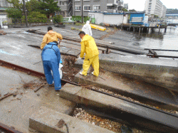 清掃活動の様子