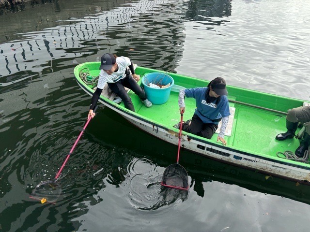 清掃活動の様子